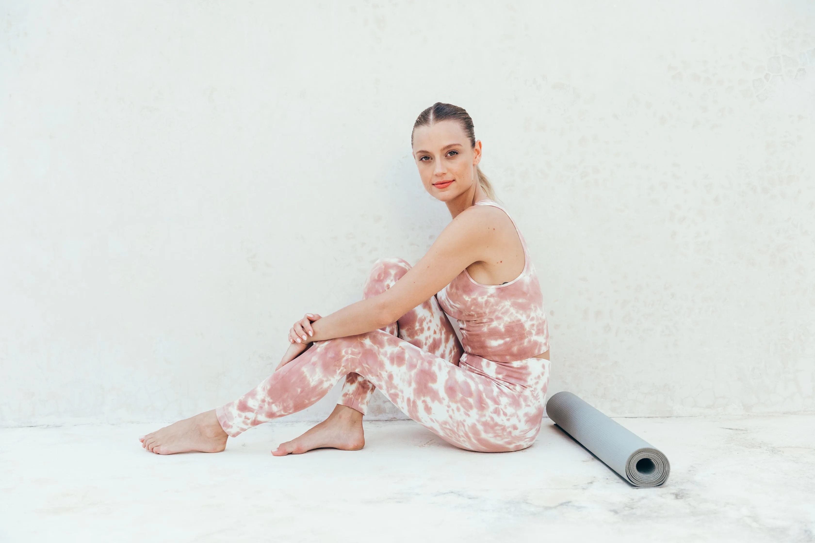 SukiSo Women's Tie Dye Highwaist Leggings Active Wear