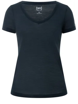 SUPER.NATURAL Women's Sierra 140 V Neck Tee, Style #SNW021470