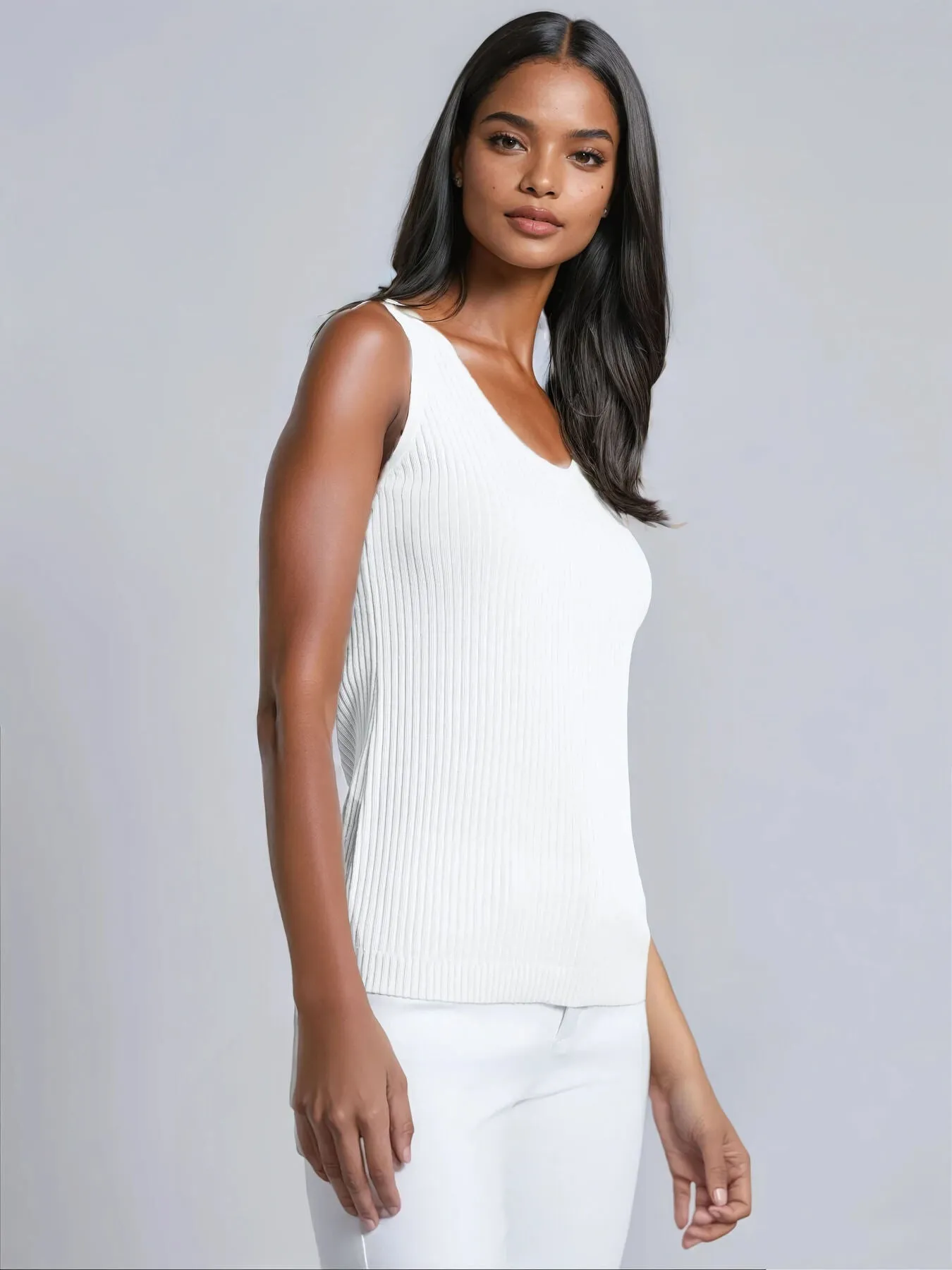Sutton Scoop Neck Tank Top