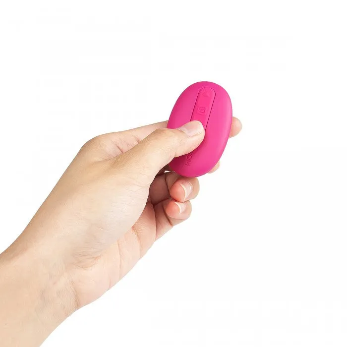 SVAKOM Elva Remote-Controlled Wearable Intelligent Vibrating Bullet Egg - Pink