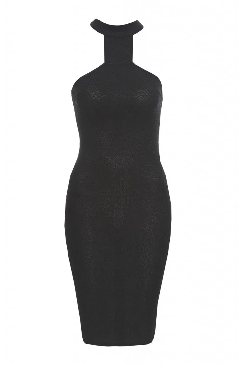 T-Bar Lace Midi Dress