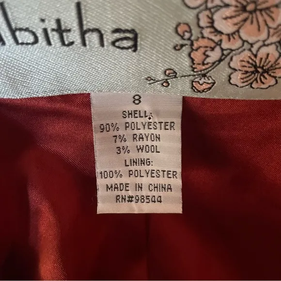 TABITHA ANTHROPOLOGIE Blustery Days Vest Wool Jacket Vest Tunic Women's Size 8
