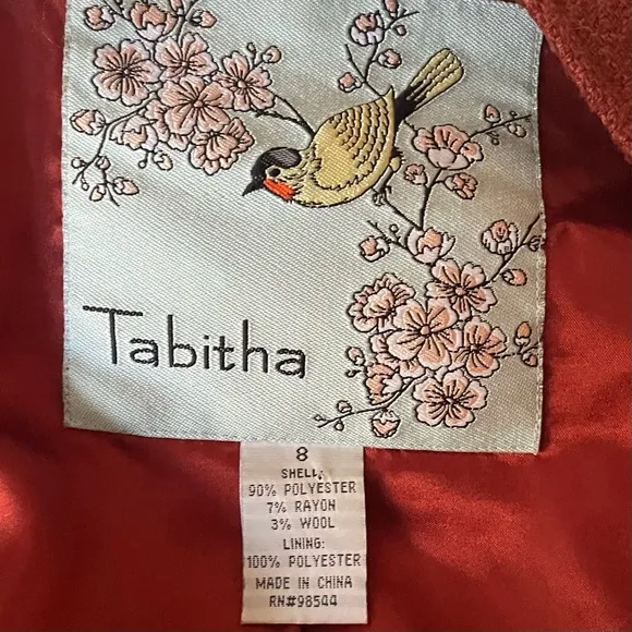 TABITHA ANTHROPOLOGIE Blustery Days Vest Wool Jacket Vest Tunic Women's Size 8