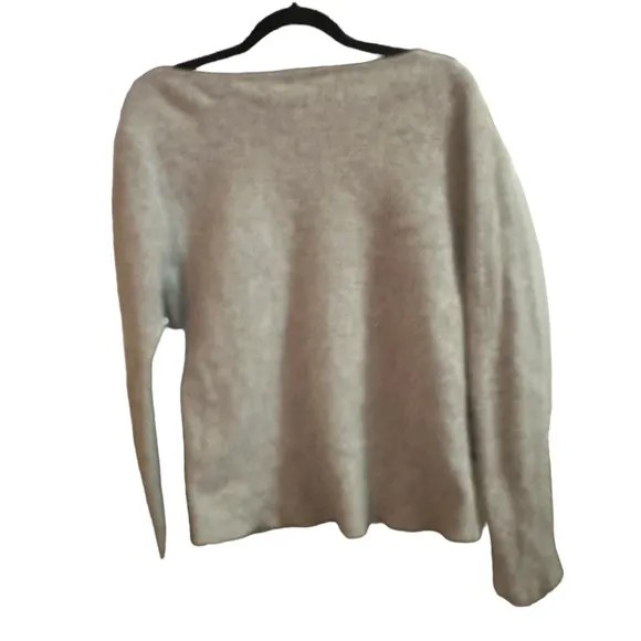 Talbots 100% Cashmere Soft Women's Sweater Sz. Large Grey
