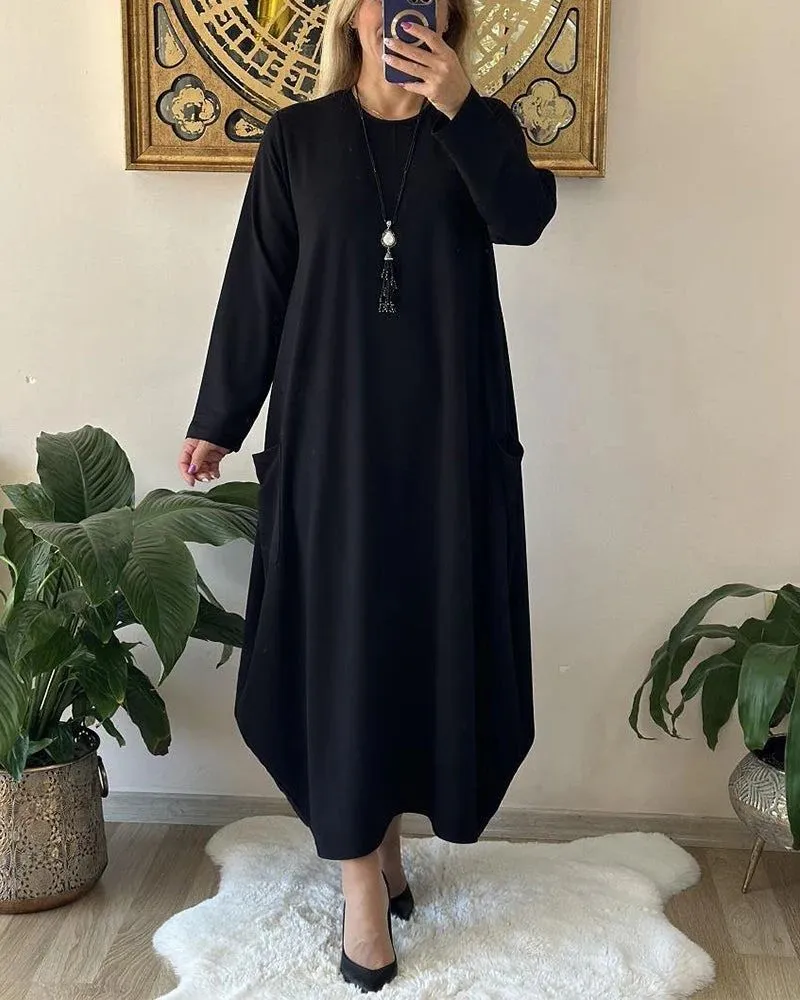Tamara® | Simple Dress With A Round Neckline