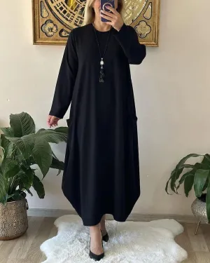 Tamara® | Simple Dress With A Round Neckline