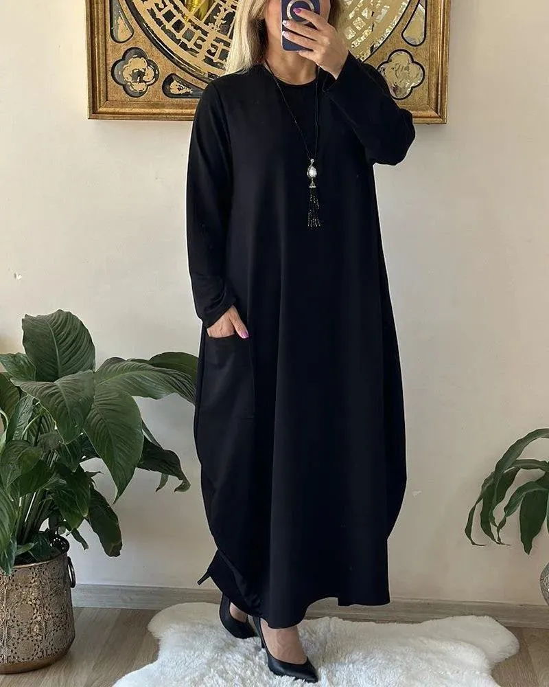 Tamara® | Simple Dress With A Round Neckline