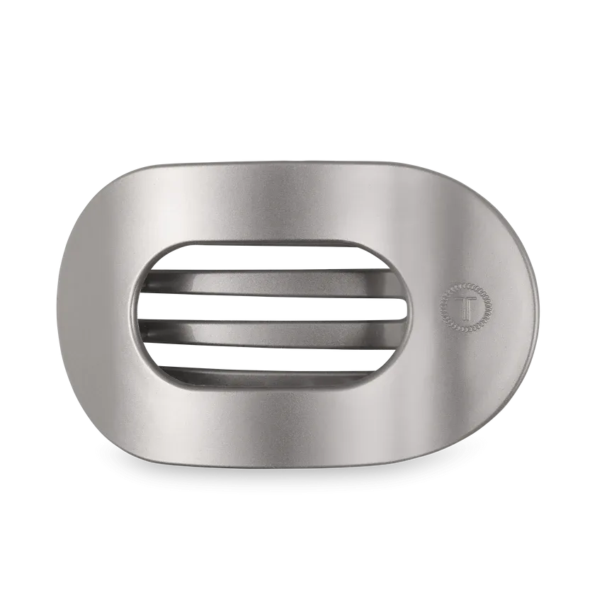 TELETIES | Large Flat Round Hair Clip {Disco Daydream}