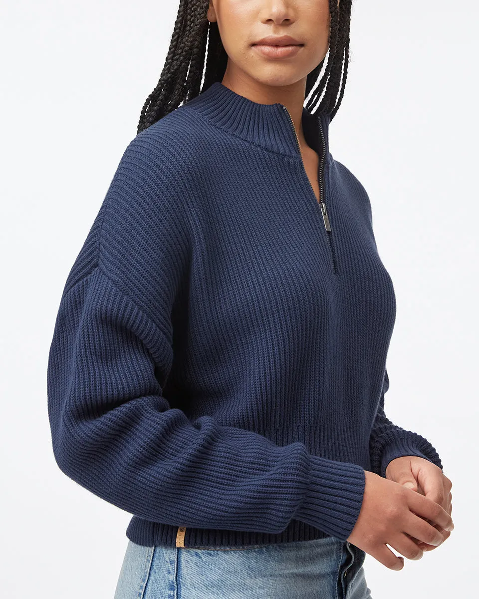 Tentree Highline 1/4 Zip Mock Neck