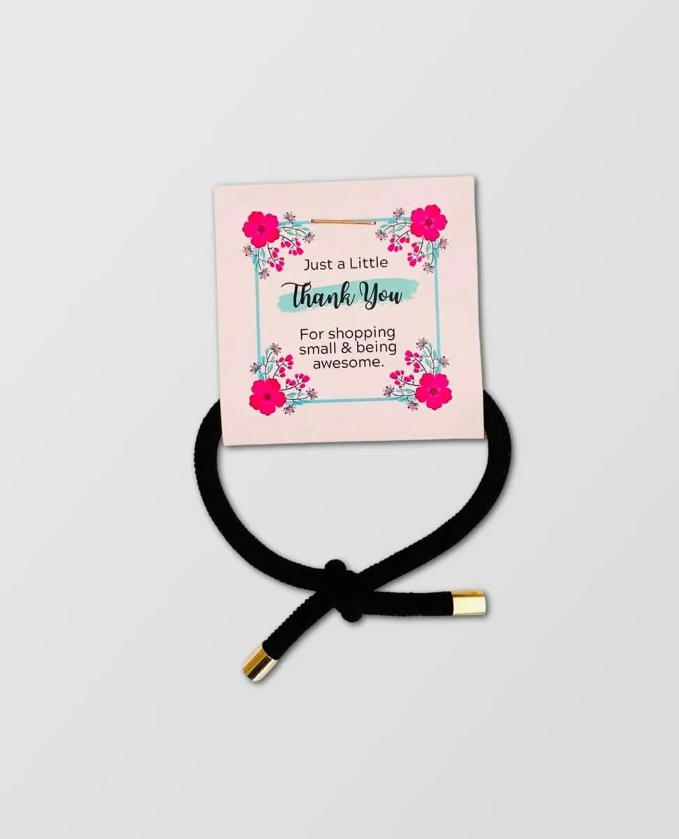 Thank You Gifts Elastic Hair Ties  Assorted