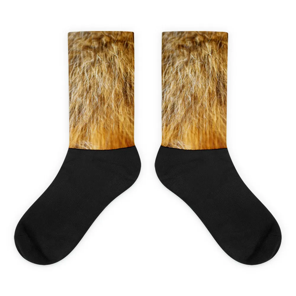 The All-In Bigfoot Socks (Light Brown)