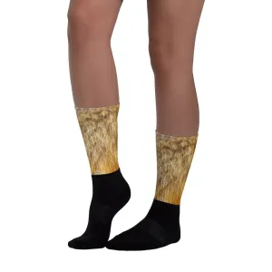 The All-In Bigfoot Socks (Light Brown)