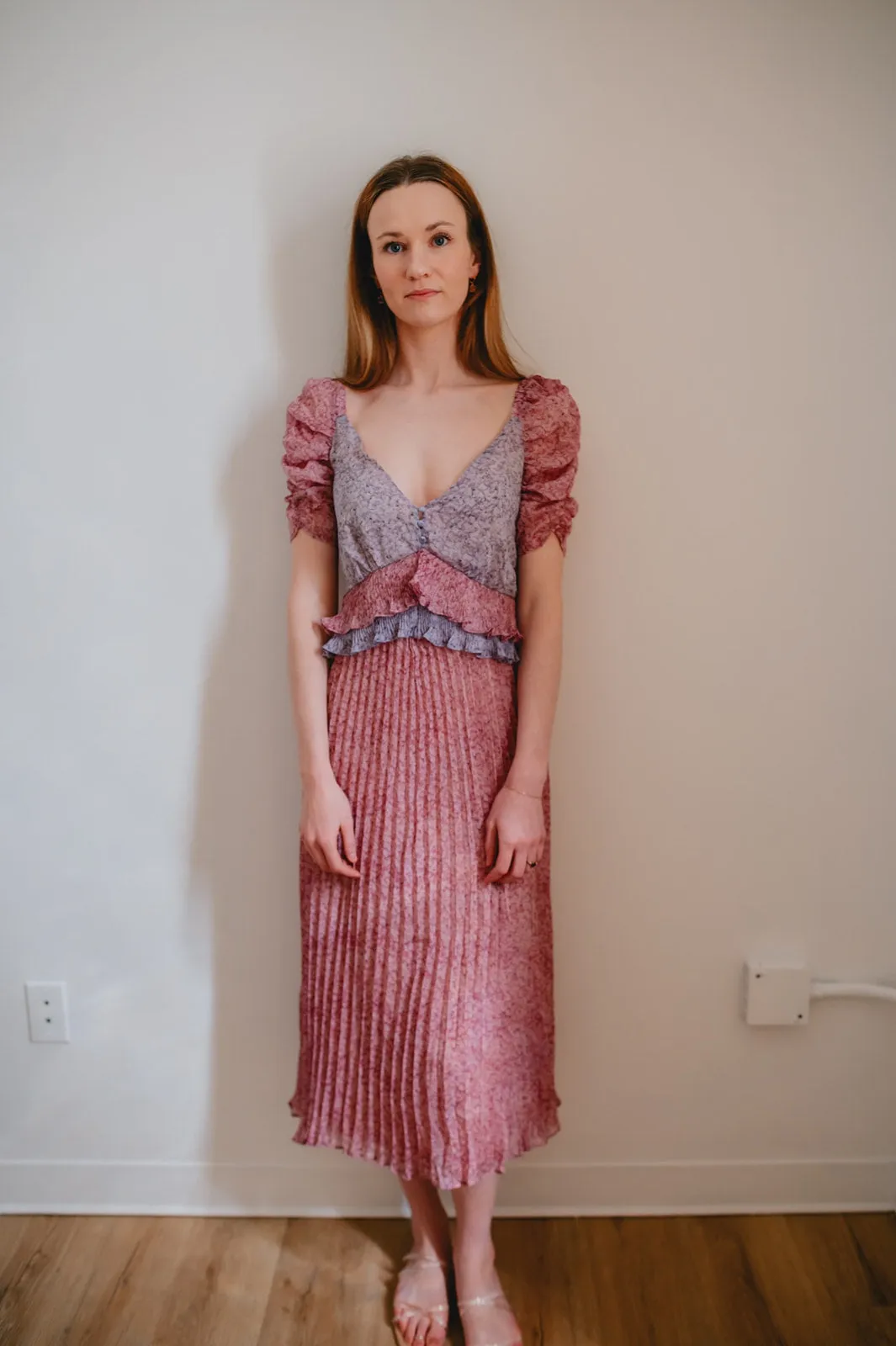 The Annie Midi Dress - Lilac