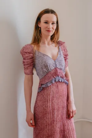 The Annie Midi Dress - Lilac