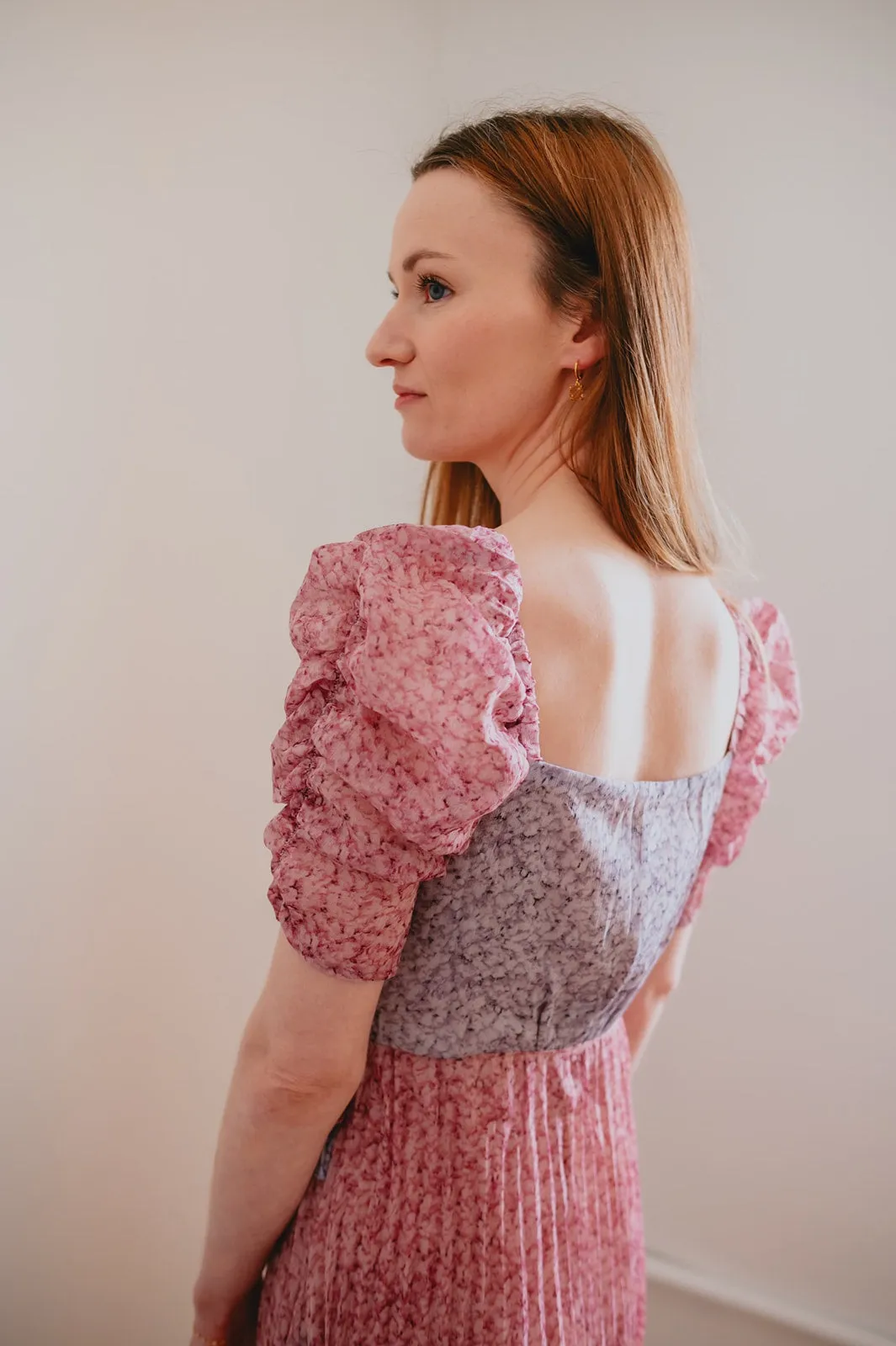 The Annie Midi Dress - Lilac