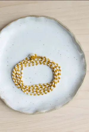 The Beaded Wrap Bracelet - Cuadrado