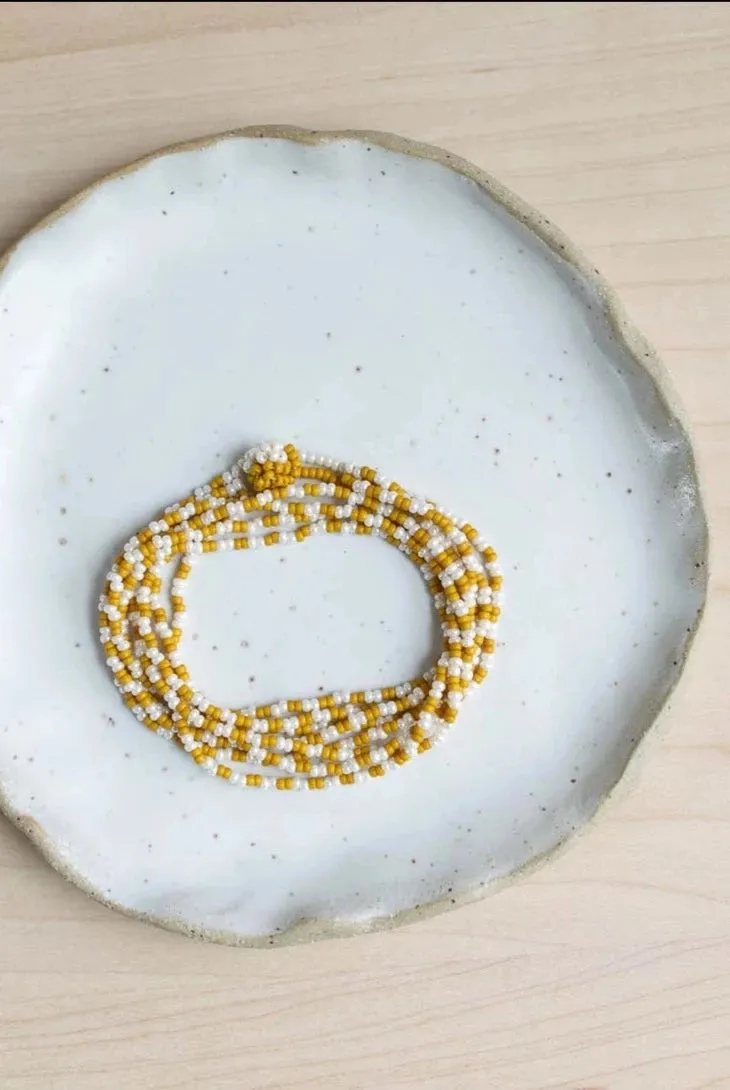 The Beaded Wrap Bracelet - Cuadrado