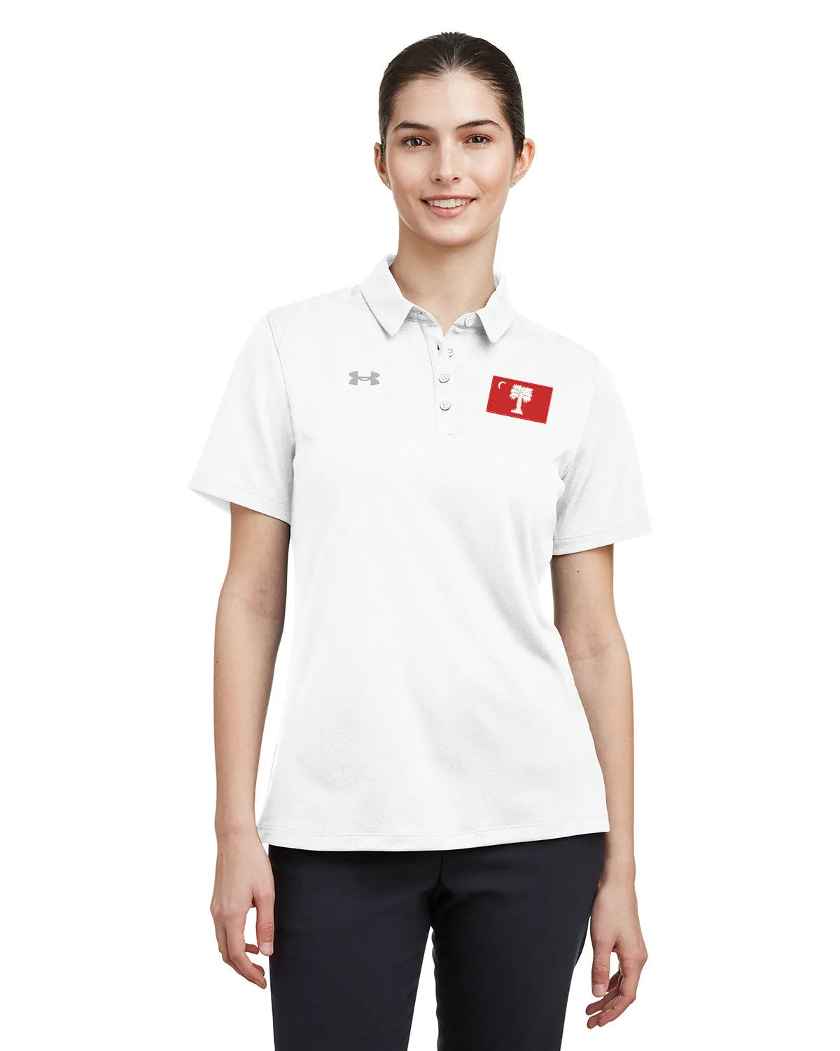The Citadel, Big Red Flag logo, Under Armour Ladies' Tech™ Polo