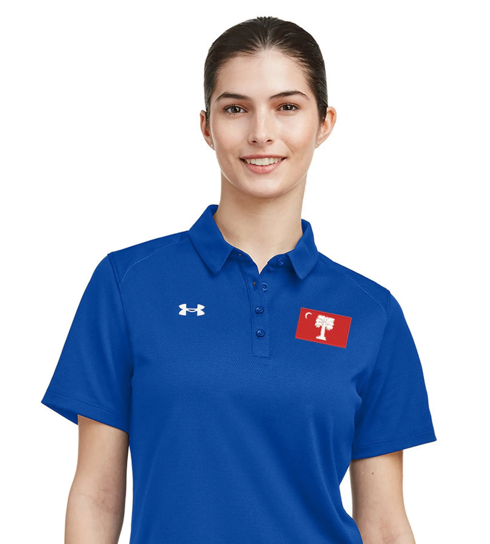 The Citadel, Big Red Flag logo, Under Armour Ladies' Tech™ Polo