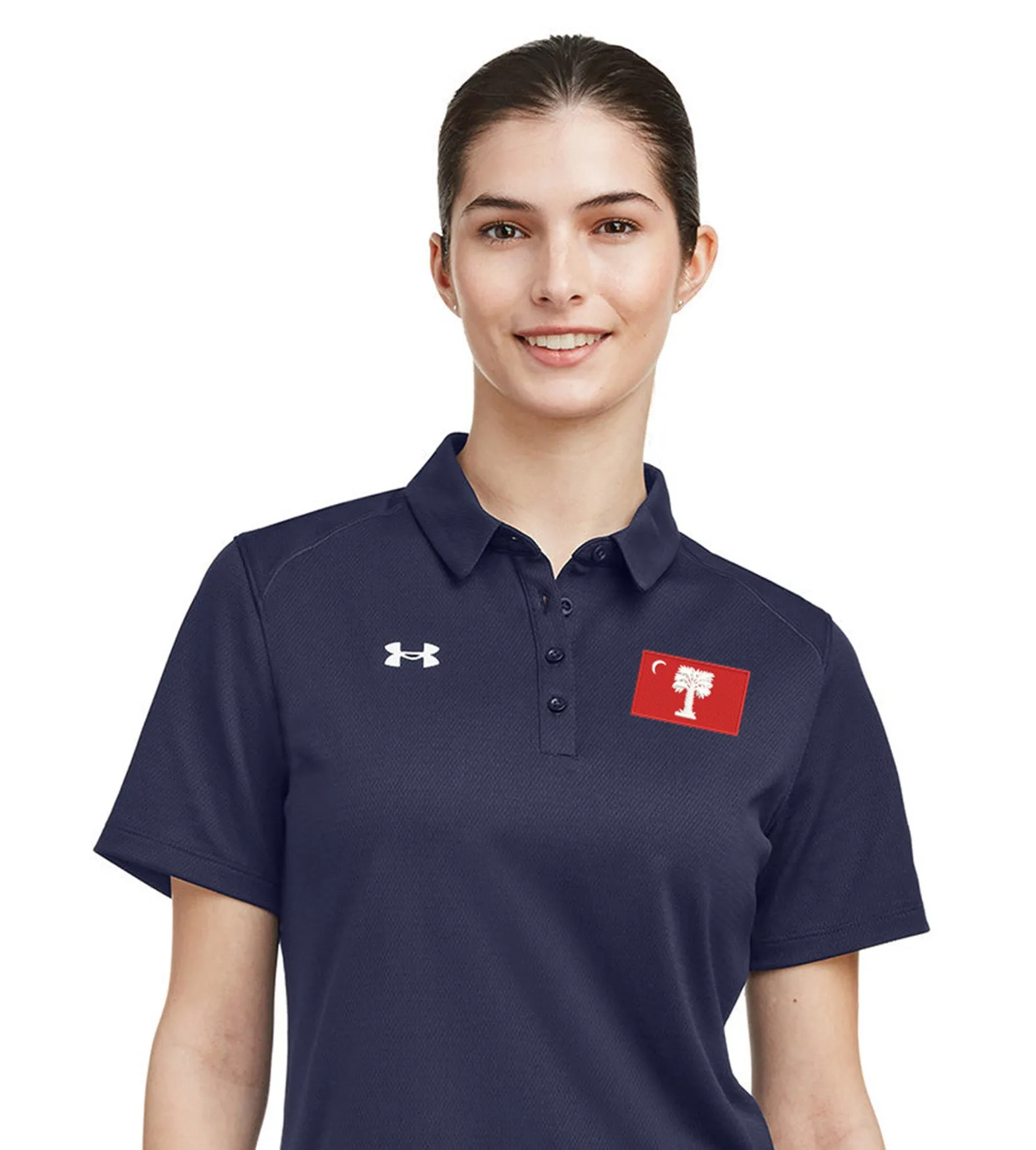 The Citadel, Big Red Flag logo, Under Armour Ladies' Tech™ Polo