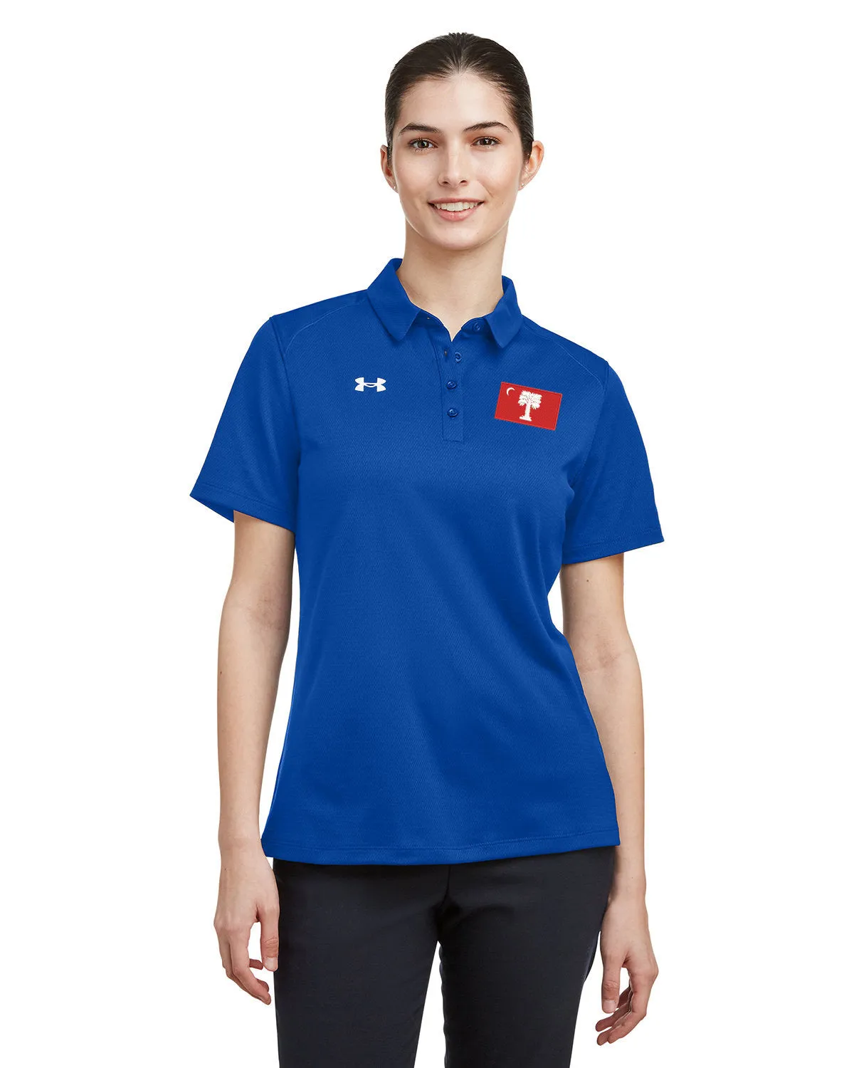 The Citadel, Big Red Flag logo, Under Armour Ladies' Tech™ Polo