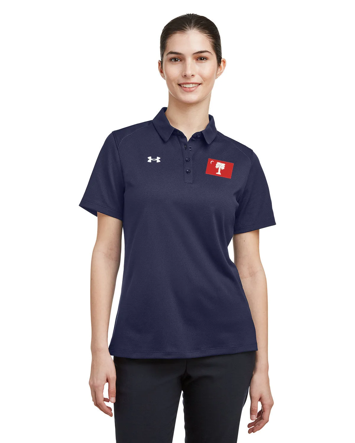 The Citadel, Big Red Flag logo, Under Armour Ladies' Tech™ Polo