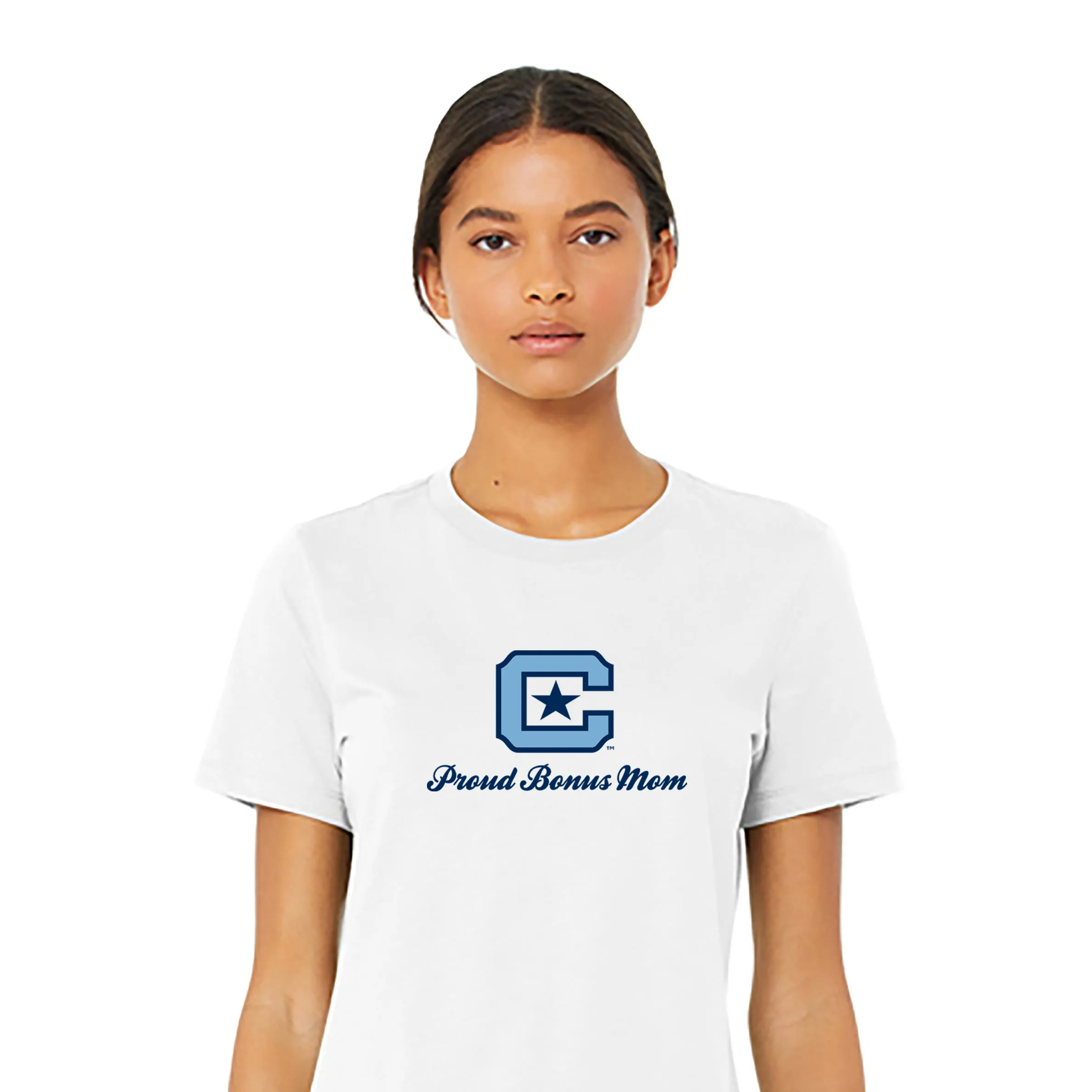The Citadel, Proud Bonus Mom - Women’s Relaxed Jersey Short Sleeve T-Shirt