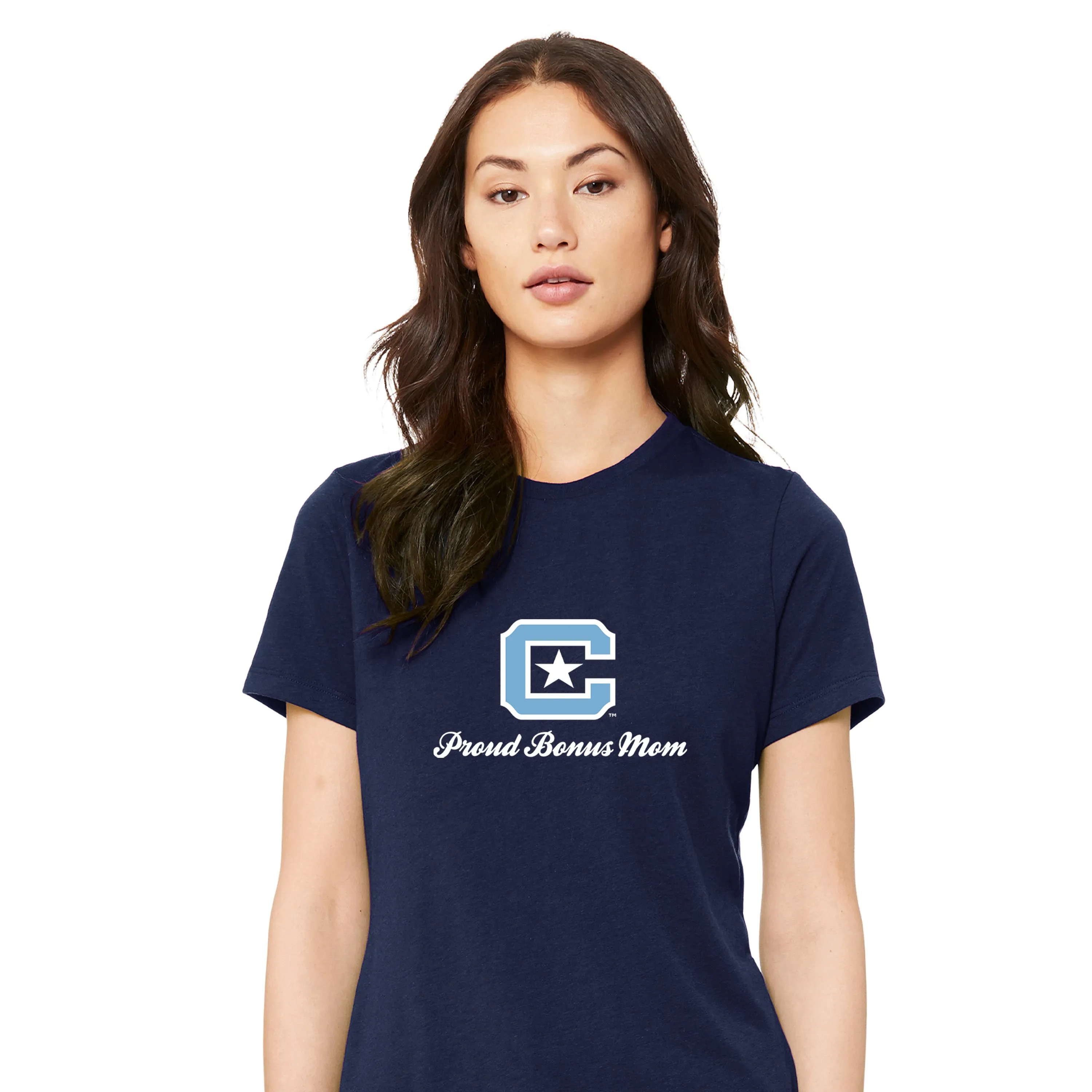 The Citadel, Proud Bonus Mom - Women’s Relaxed Jersey Short Sleeve T-Shirt