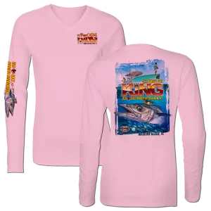 The KING - Fall 2021 - Ladies Long Sleeve Performance Shirt - Pink
