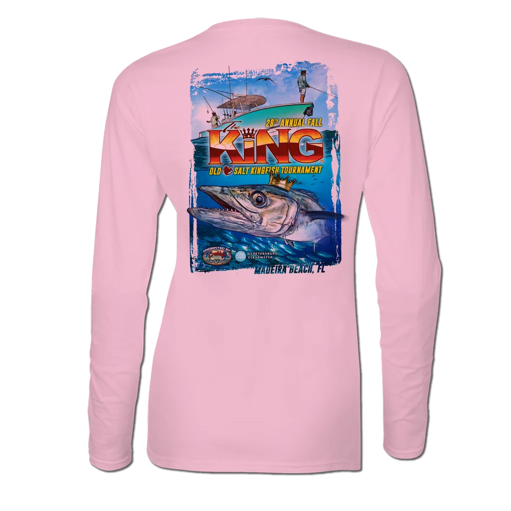 The KING - Fall 2021 - Ladies Long Sleeve Performance Shirt - Pink