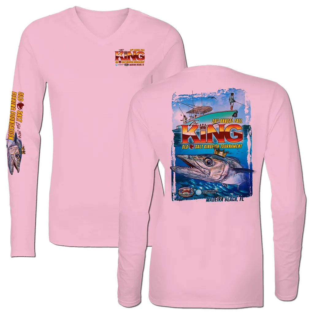 The KING - Fall 2021 - Ladies Long Sleeve Performance Shirt - Pink