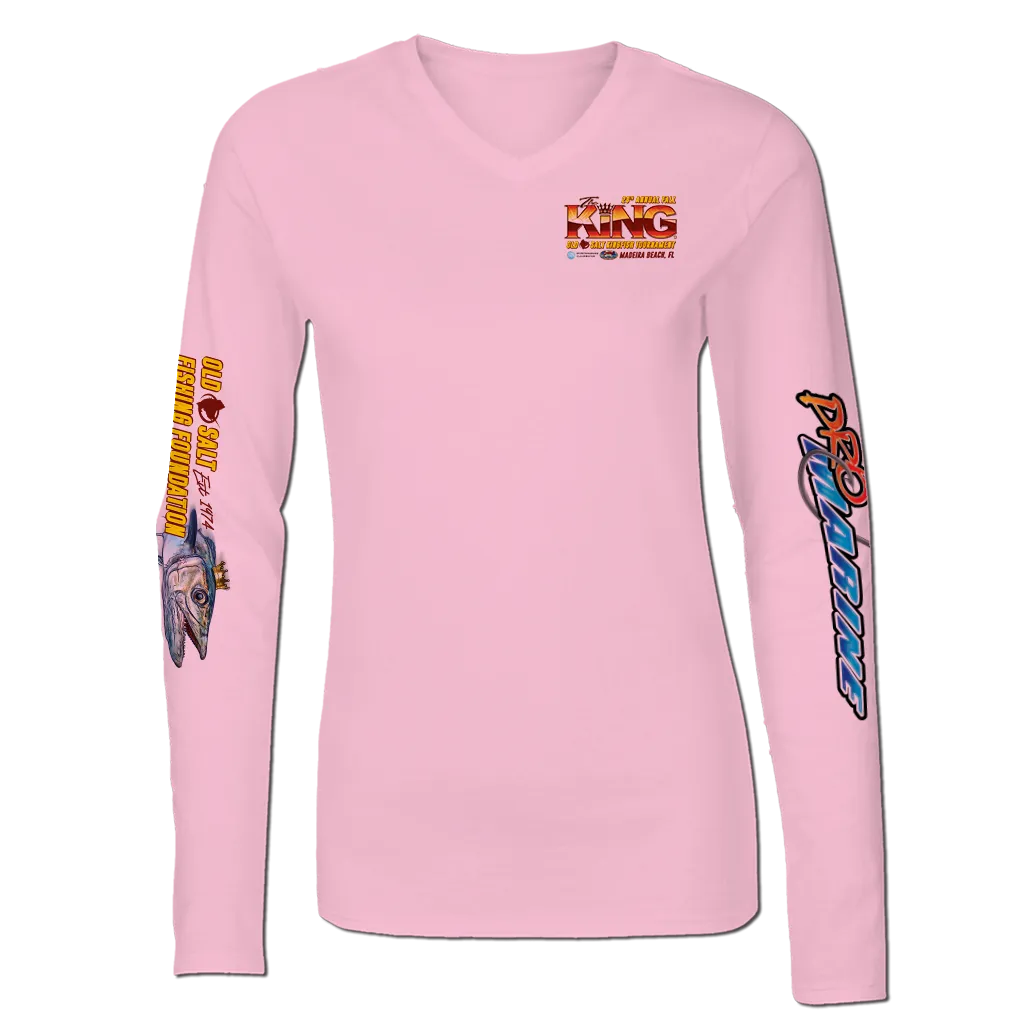 The KING - Fall 2021 - Ladies Long Sleeve Performance Shirt - Pink