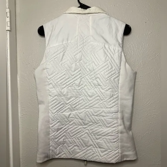 The North Face Women's White Quilted Vest