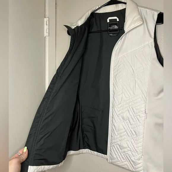 The North Face Women's White Quilted Vest