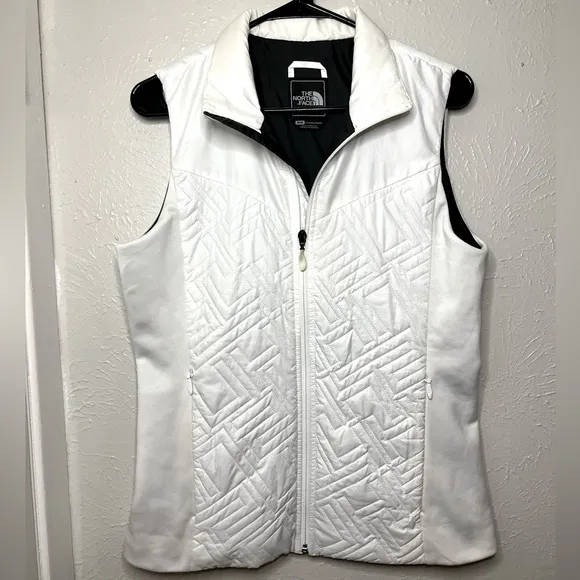 The North Face Women's White Quilted Vest