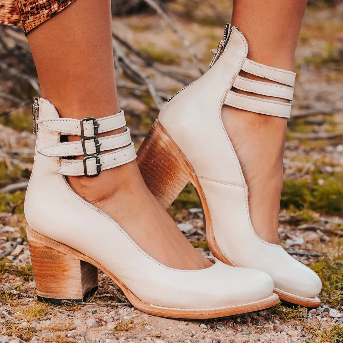 THE SIERRA LEATHER HEELS