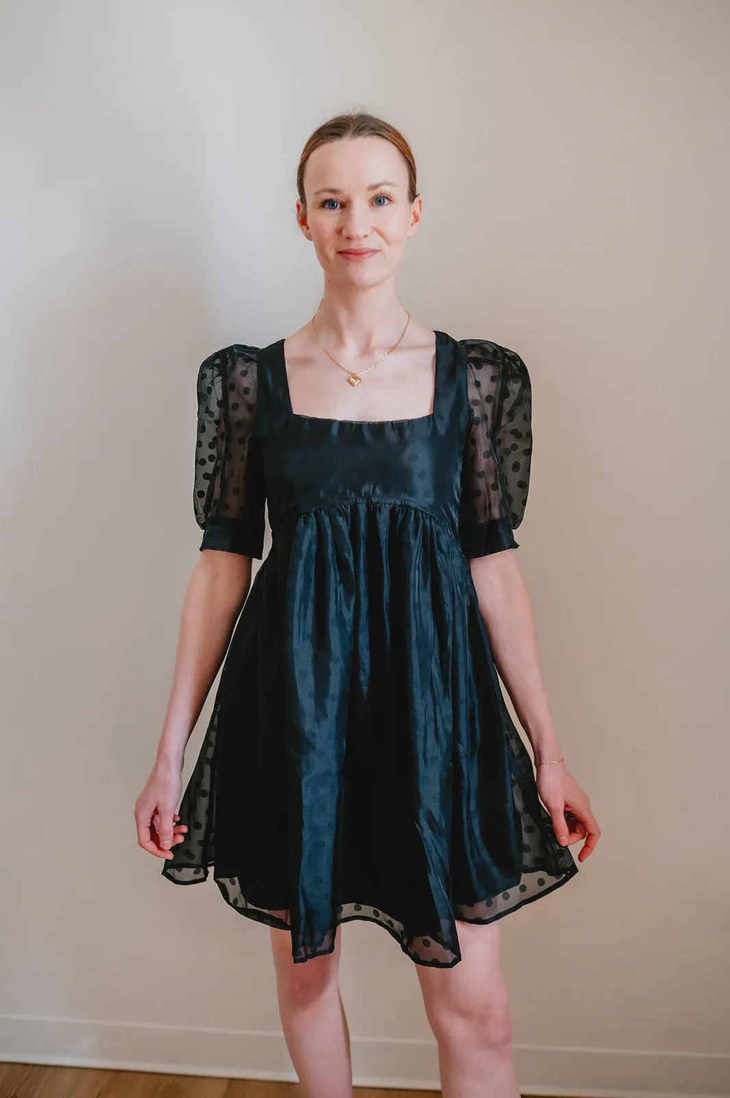 The Sofia Mini Dress - Black