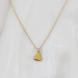 The Solo Heart Necklace - Gold or Silver