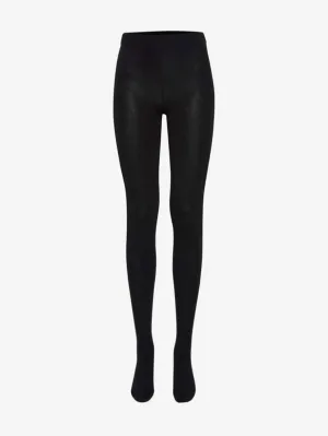 The Warmy Fleece Tights - Opaque Black