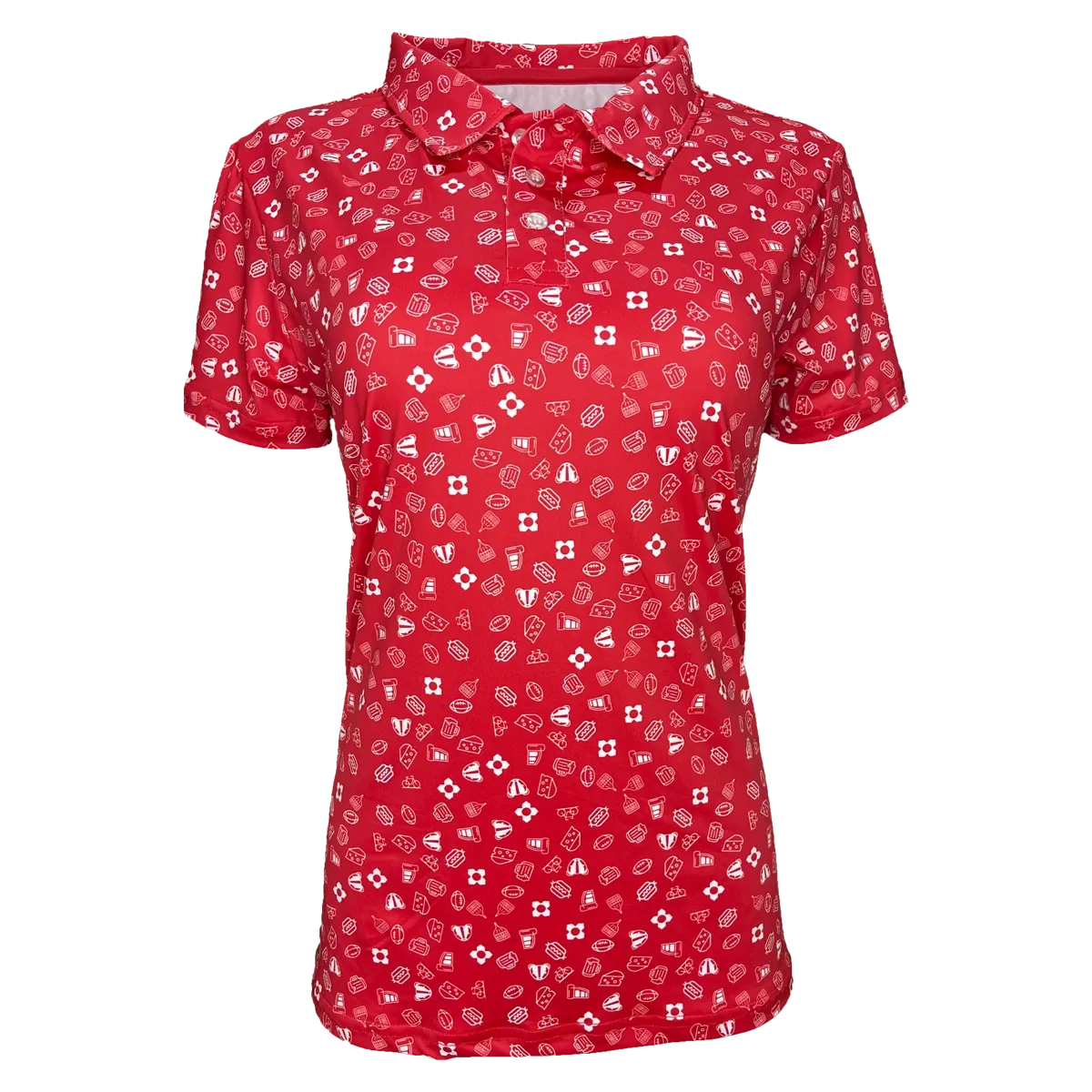 The Women's Red Icon Polo