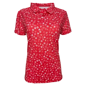The Women's Red Icon Polo
