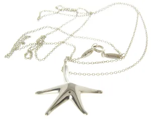 Tiffany Elsa Peretti Large Starfish Charm & Chain