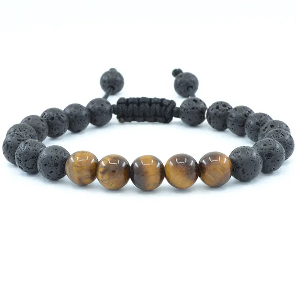 Tiger's Eye & Lava