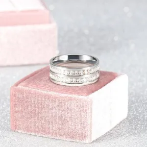 Titanium Cocktail Diamond Wedding Band