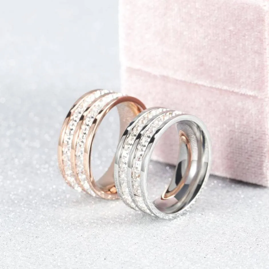 Titanium Cocktail Diamond Wedding Band