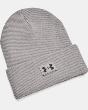 Under Armour Women's UA Around Town Cuff Beanie - Gray Wolf / Jet Gray