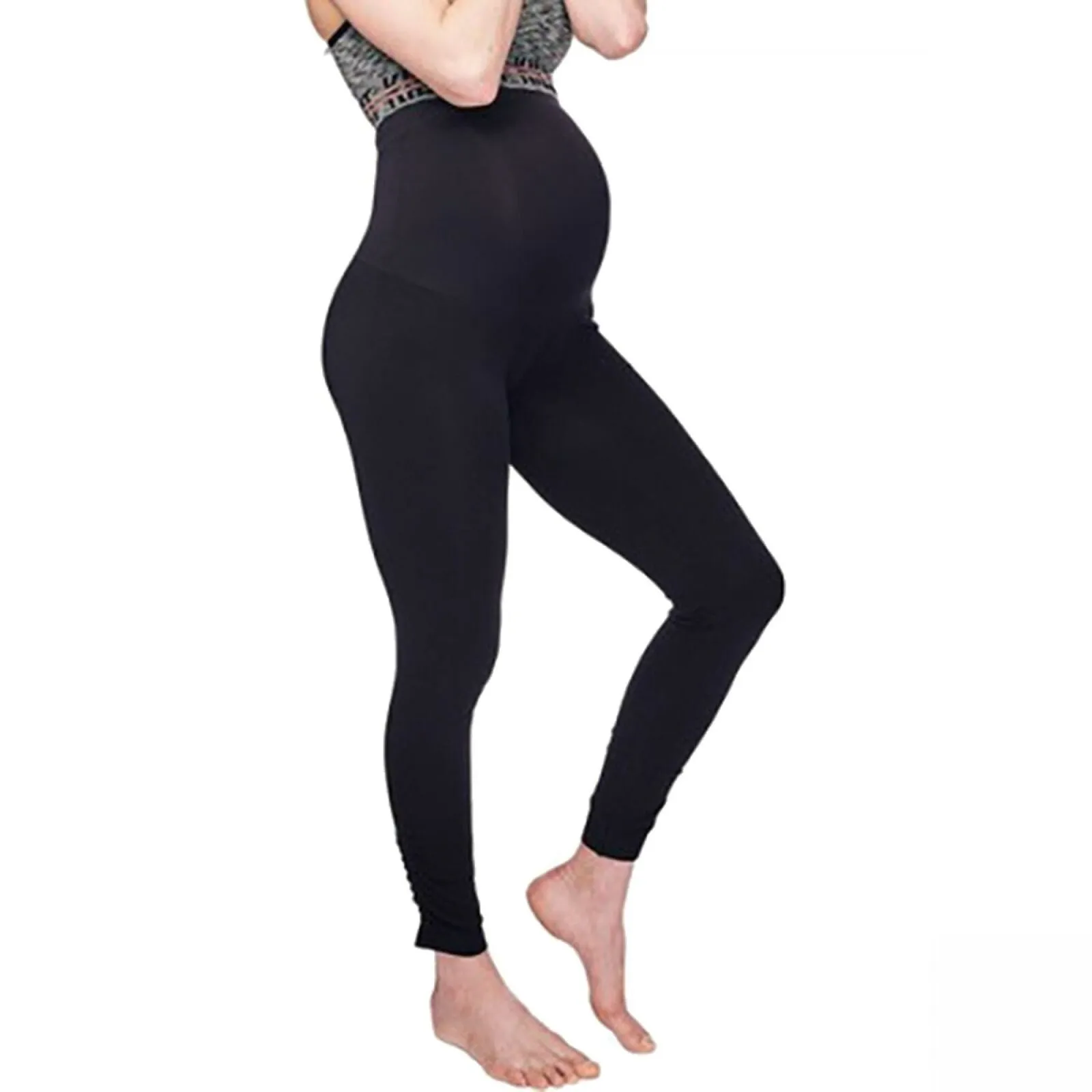 Under Control Women's Maternity Tummy Leggings Black XL