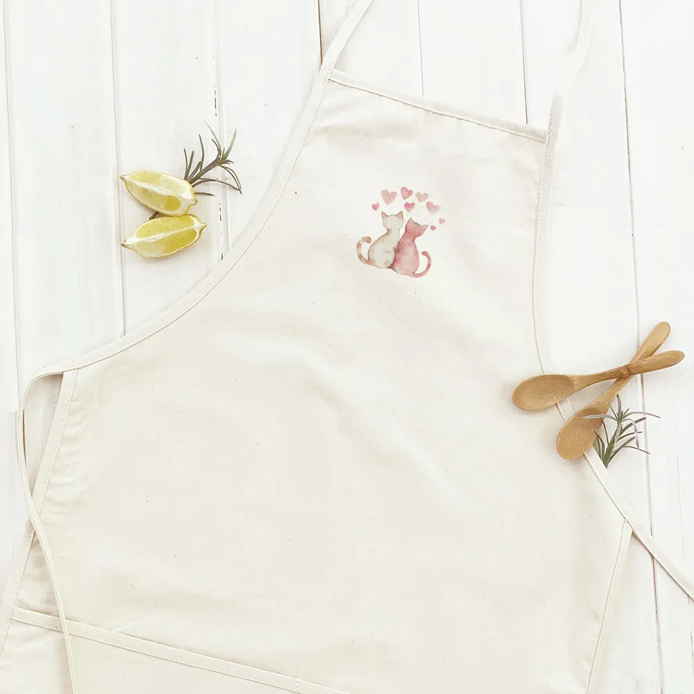 Valentine Cats - Valentine's Day Women's Apron