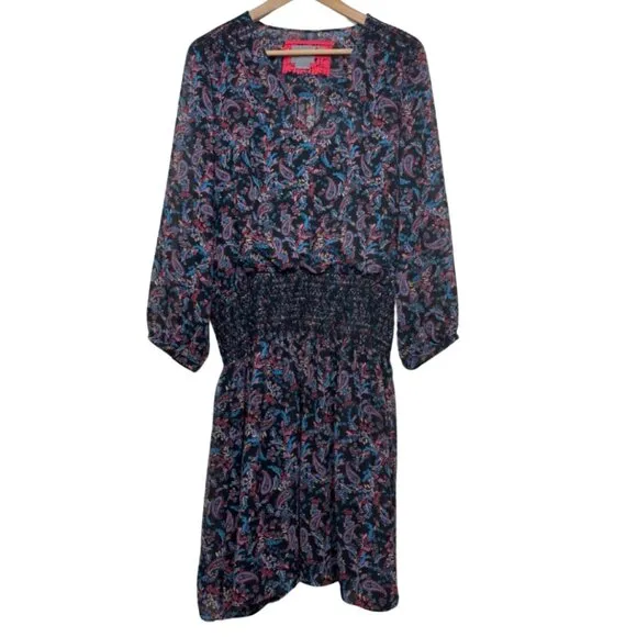 VANESSA VIRGINIA | Anthropologie Boho Paisley Daytripper Dress | Size XL