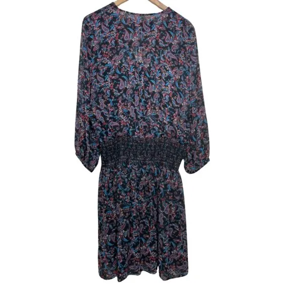 VANESSA VIRGINIA | Anthropologie Boho Paisley Daytripper Dress | Size XL